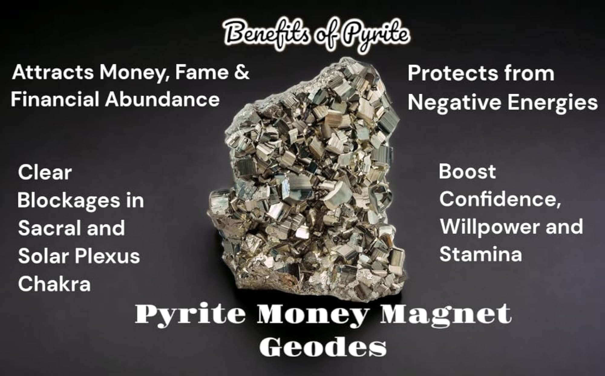 Divinity Healing Natural Rough Golden Pyrite Crystal